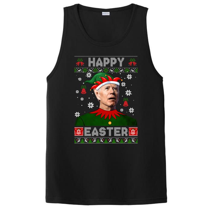 Joe Biden Happy Easter Ugly Christmas Sweater For Women Sweatshirt PosiCharge Competitor Tank