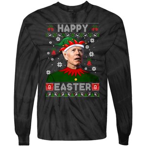 Joe Biden Happy Easter Ugly Christmas Sweater For Women Sweatshirt Tie-Dye Long Sleeve Shirt