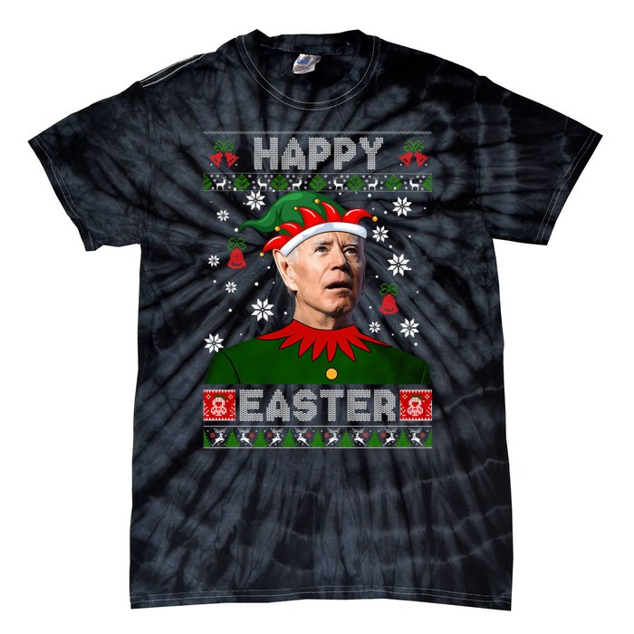 Joe Biden Happy Easter Ugly Christmas Sweater For Women Sweatshirt Tie-Dye T-Shirt