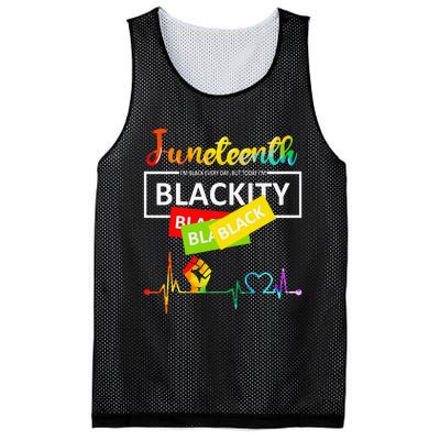 Juneteenth Blackity Heartbeat Black History African America Mesh Reversible Basketball Jersey Tank