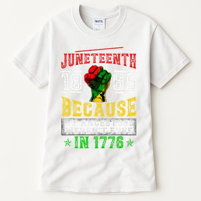 Juneteenth Black History Pride African American Freedom Tall T-Shirt