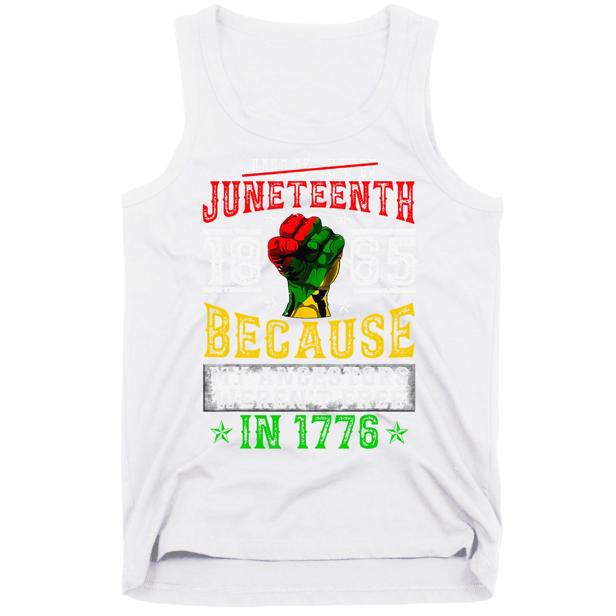 Juneteenth Black History Pride African American Freedom Tank Top