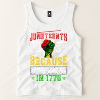 Juneteenth Black History Pride African American Freedom Tank Top