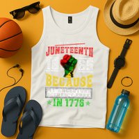 Juneteenth Black History Pride African American Freedom Tank Top