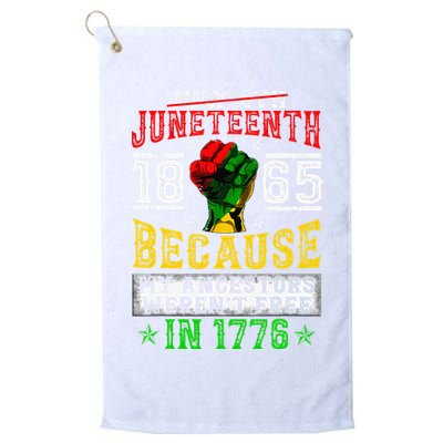 Juneteenth Black History Pride African American Freedom Golf Towel