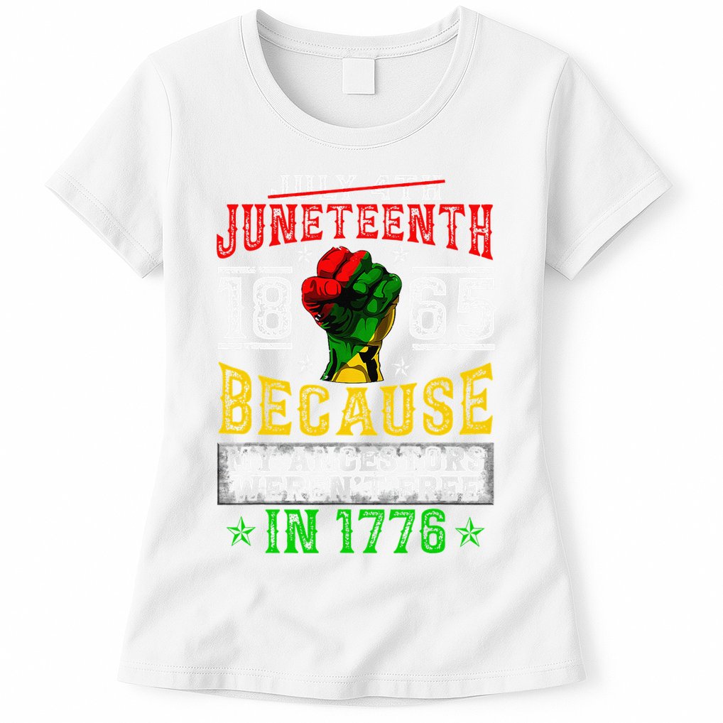 Juneteenth Black History Pride African American Freedom Womens T-Shirt