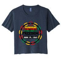 Juneteenth Black History Toddlers Boy Girl Women's Crop Top Tee