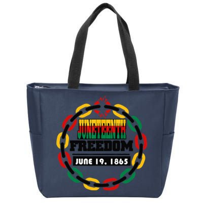 Juneteenth Black History Toddlers Boy Girl Zip Tote Bag