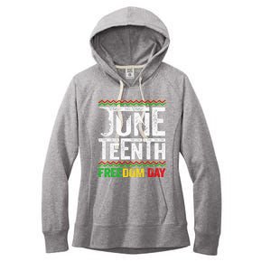 Juneteenth Black History Freedom African American Melanin Women's Fleece Hoodie