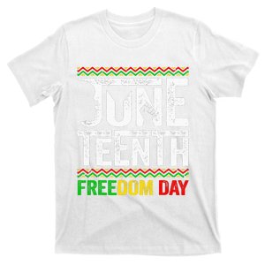 Juneteenth Black History Freedom African American Melanin T-Shirt