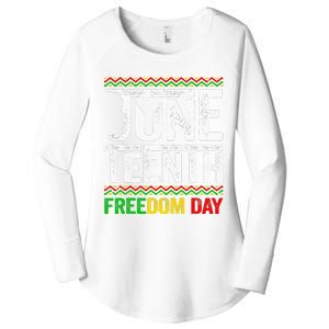 Juneteenth Black History Freedom African American Melanin Women's Perfect Tri Tunic Long Sleeve Shirt