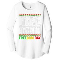 Juneteenth Black History Freedom African American Melanin Women's Perfect Tri Tunic Long Sleeve Shirt