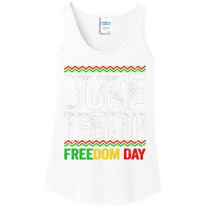 Juneteenth Black History Freedom African American Melanin Ladies Essential Tank