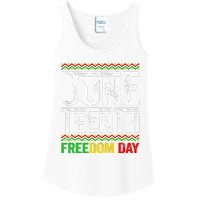 Juneteenth Black History Freedom African American Melanin Ladies Essential Tank