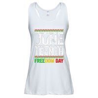 Juneteenth Black History Freedom African American Melanin Ladies Essential Flowy Tank