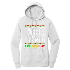 Juneteenth Black History Freedom African American Melanin Women's Pullover Hoodie