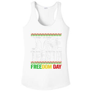 Juneteenth Black History Freedom African American Melanin Ladies PosiCharge Competitor Racerback Tank