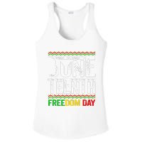 Juneteenth Black History Freedom African American Melanin Ladies PosiCharge Competitor Racerback Tank