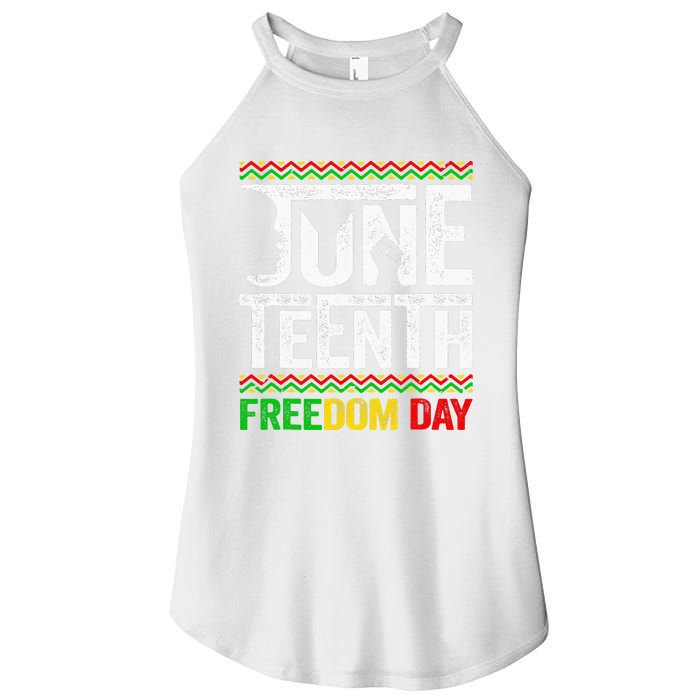 Juneteenth Black History Freedom African American Melanin Women's Perfect Tri Rocker Tank