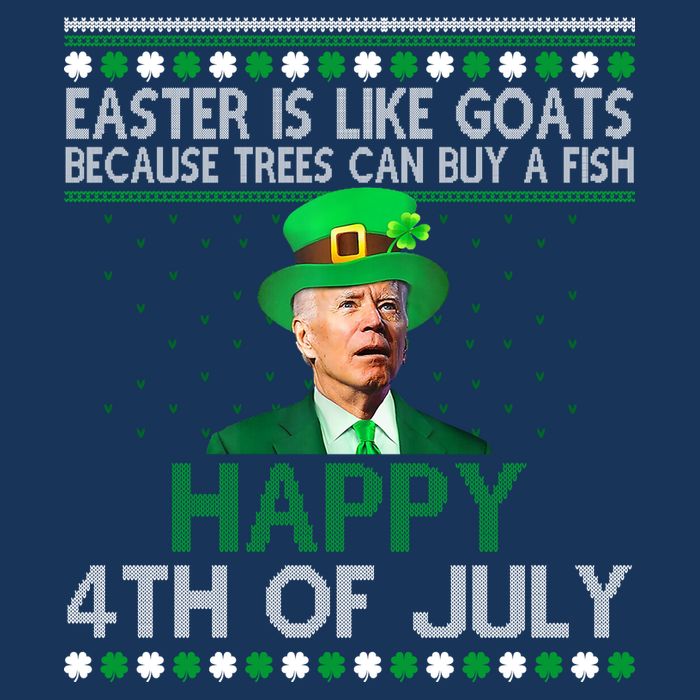 Joe Biden Happy 4th Of July Confused St Patricks Day Funny Infant Baby Jersey Bodysuit