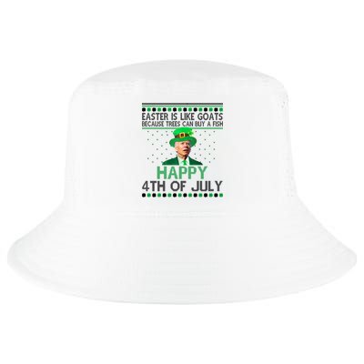 Joe Biden Happy 4th Of July Confused St Patricks Day Funny Cool Comfort Performance Bucket Hat