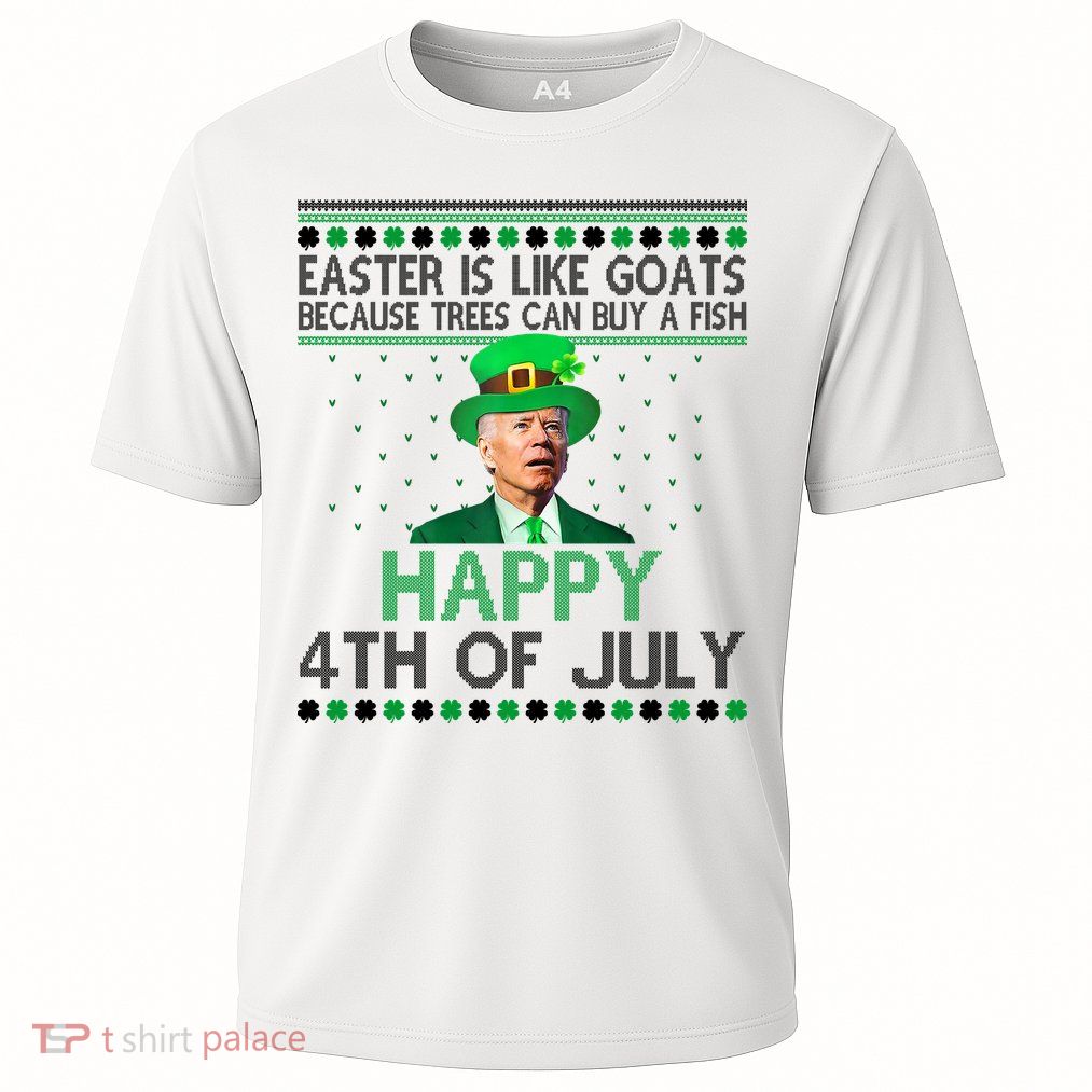 Joe Biden Happy 4th Of July Confused St Patricks Day Funny Performance Shirt