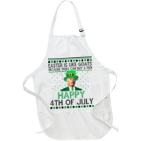 Joe Biden Happy 4th Of July Confused St Patricks Day Funny Apron