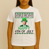 Joe Biden Happy 4th Of July Confused St Patricks Day Funny T-Shirt