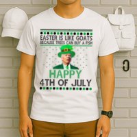 Joe Biden Happy 4th Of July Confused St Patricks Day Funny T-Shirt