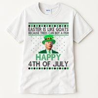 Joe Biden Happy 4th Of July Confused St Patricks Day Funny Tall T-Shirt
