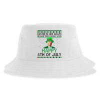 Joe Biden Happy 4th Of July Confused St Patricks Day Funny Sustainable Bucket Hat