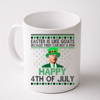 Joe Biden Happy 4th Of July Confused St Patricks Day Funny Mug