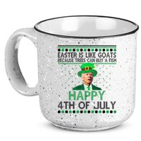 Joe Biden Happy 4th Of July Confused St Patricks Day Funny 15oz Campfire Ceramic Mug