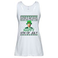 Joe Biden Happy 4th Of July Confused St Patricks Day Funny Ladies Essential Flowy Tank