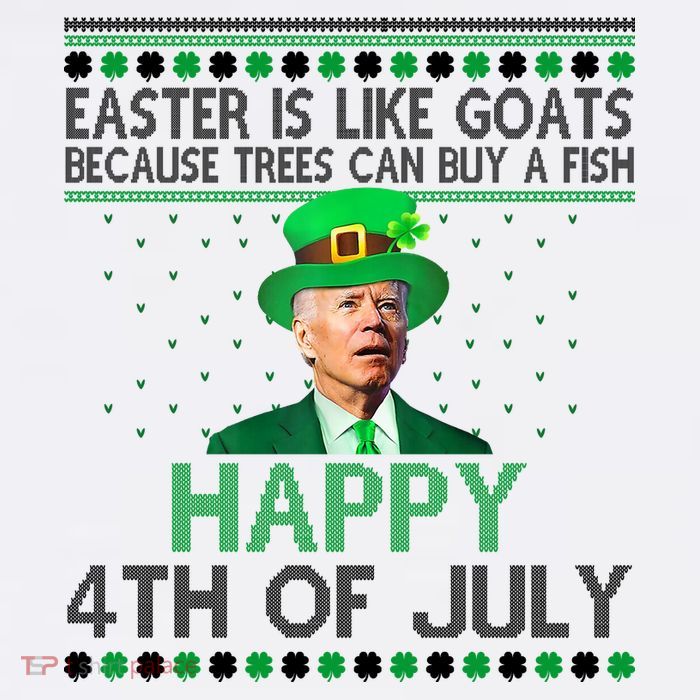 Joe Biden Happy 4th Of July Confused St Patricks Day Funny Magnet