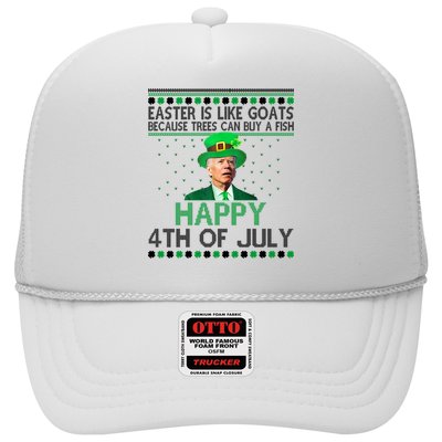 Joe Biden Happy 4th Of July Confused St Patricks Day Funny Trucker Hat