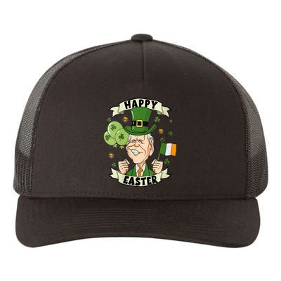 Joe Biden Happy Easter Confused Funny St Patrick's Day Yupoong Adult 5-Panel Trucker Hat