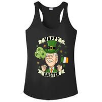 Joe Biden Happy Easter Confused Funny St Patrick's Day Ladies PosiCharge Competitor Racerback Tank