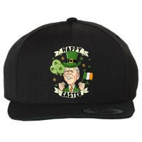 Joe Biden Happy Easter Confused Funny St Patrick's Day Wool Snapback Cap