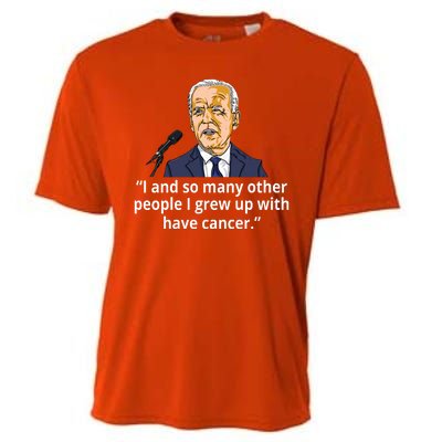 Joe Biden Has Cancer Announcement Cooling Performance Crew T-Shirt