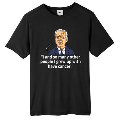 Joe Biden Has Cancer Announcement Tall Fusion ChromaSoft Performance T-Shirt