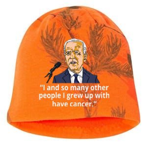 Joe Biden Has Cancer Announcement Kati - Camo Knit Beanie