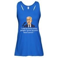 Joe Biden Has Cancer Announcement Ladies Essential Flowy Tank