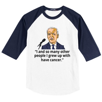 Joe Biden Has Cancer Announcement Baseball Sleeve Shirt