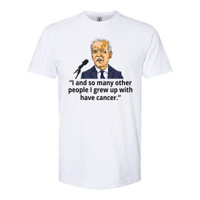 Joe Biden Has Cancer Announcement Softstyle® CVC T-Shirt