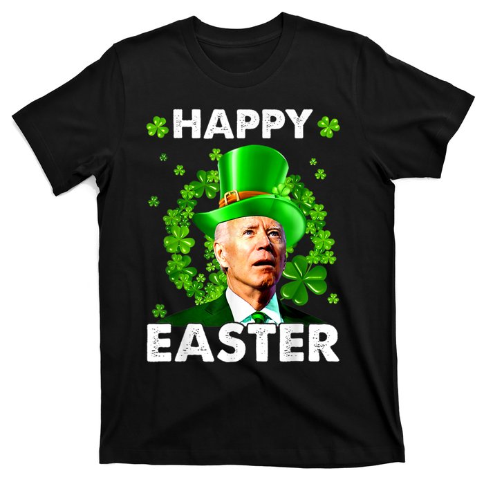 Joe Biden Happy Easter Confused Funny St Patrick's Day T-Shirt