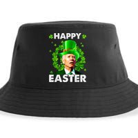 Joe Biden Happy Easter Confused Funny St Patrick's Day Sustainable Bucket Hat