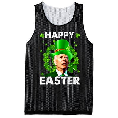 Joe Biden Happy Easter Confused Funny St Patrick's Day Mesh Reversible Basketball Jersey Tank