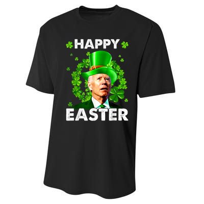 Joe Biden Happy Easter Confused Funny St Patrick's Day Performance Sprint T-Shirt