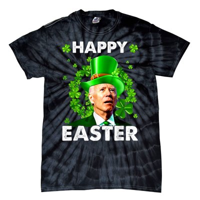 Joe Biden Happy Easter Confused Funny St Patrick's Day Tie-Dye T-Shirt